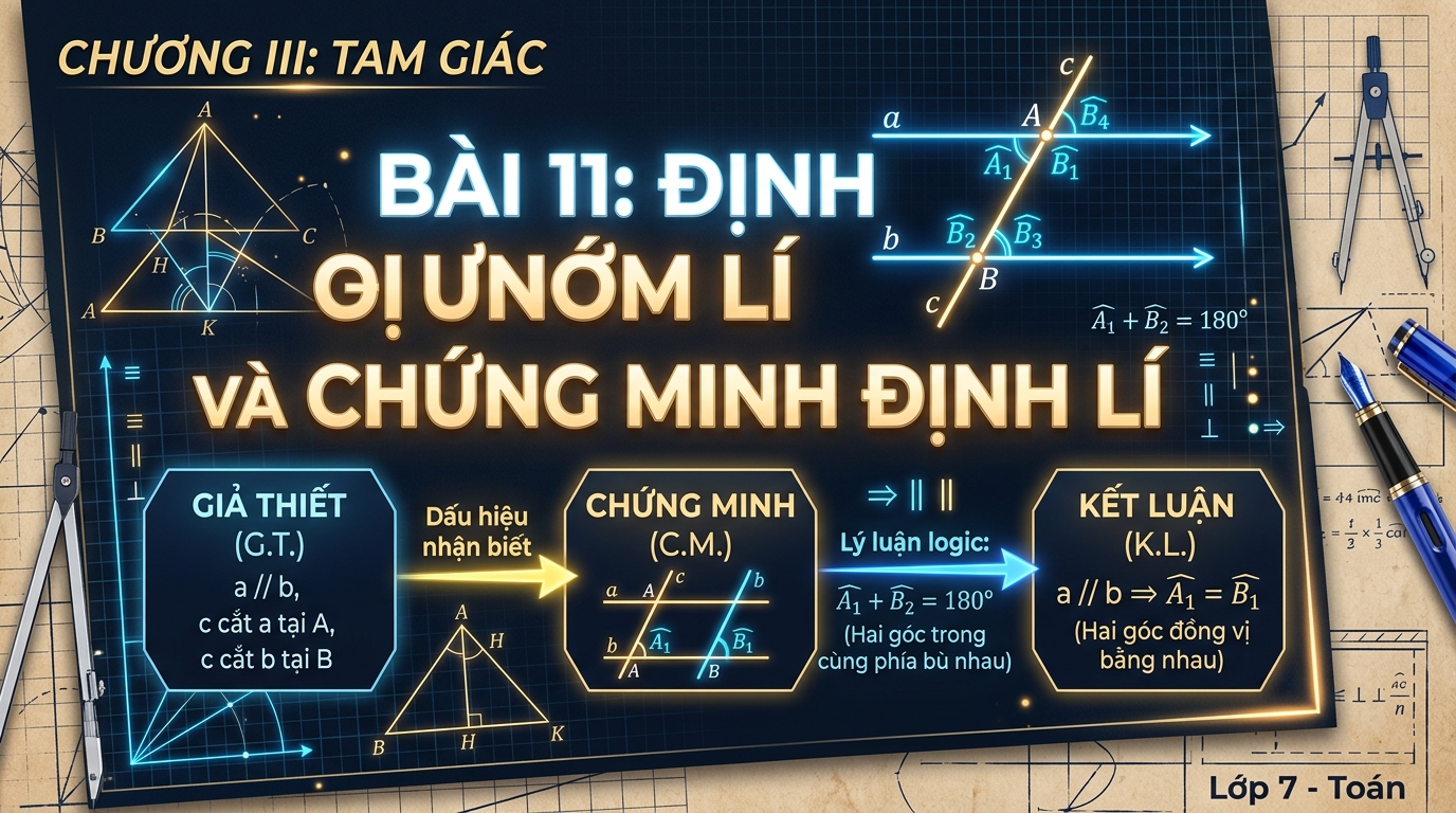 Bài 11: Định lí và chứng minh định lí