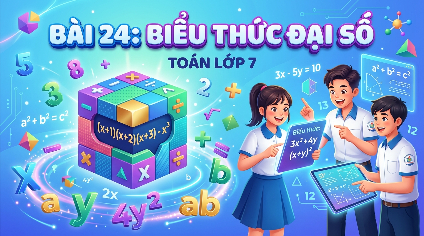 Bài 24: Biểu thức đại số - Toán 7 Kết nối tri thức