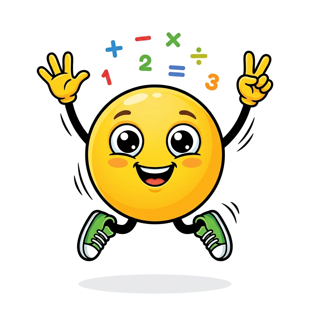 Mascot Chú Pi nhảy múa vui vẻ nhắc nhở quy tắc chuyển vế