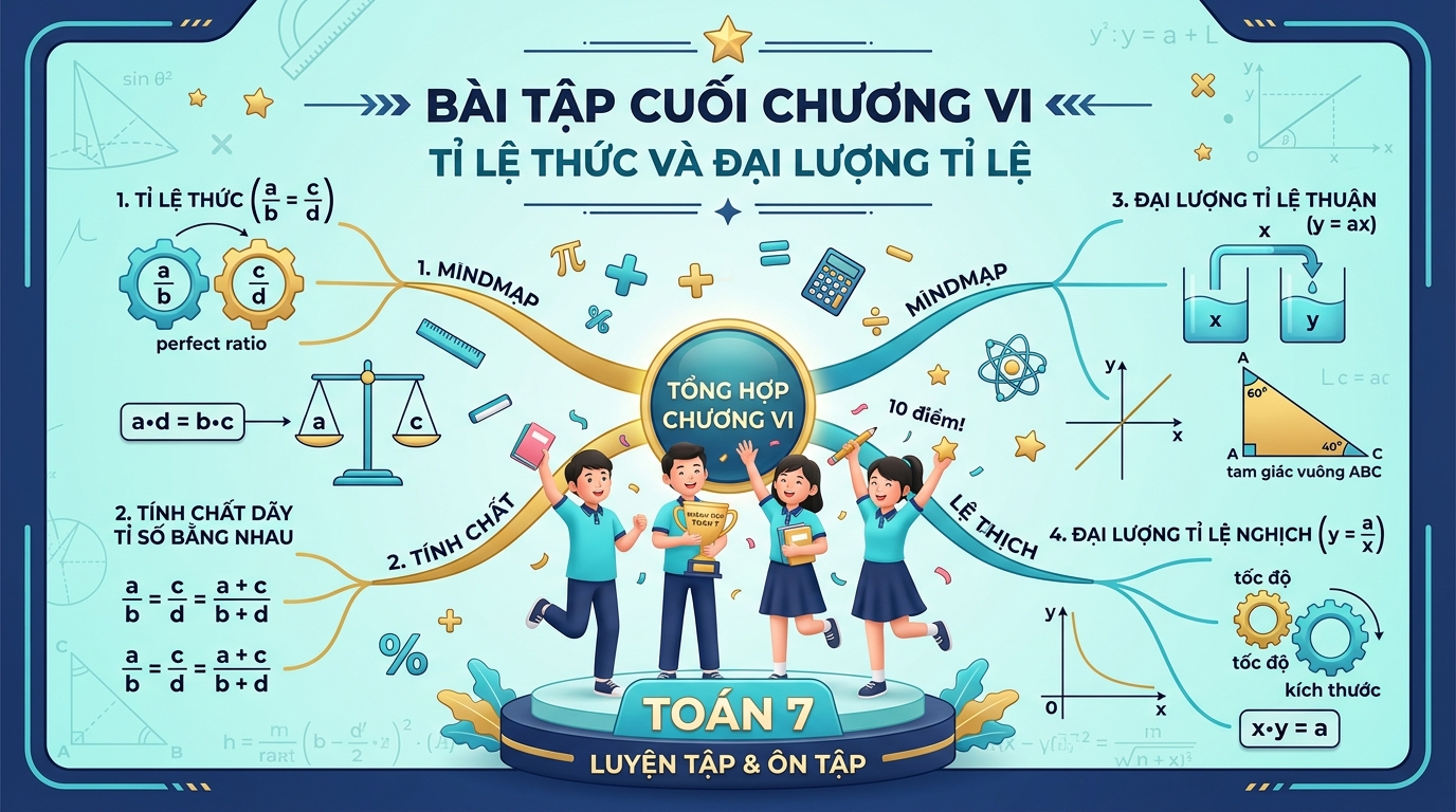 Bài tập cuối chương VI - Toán 7 Kết nối tri thức