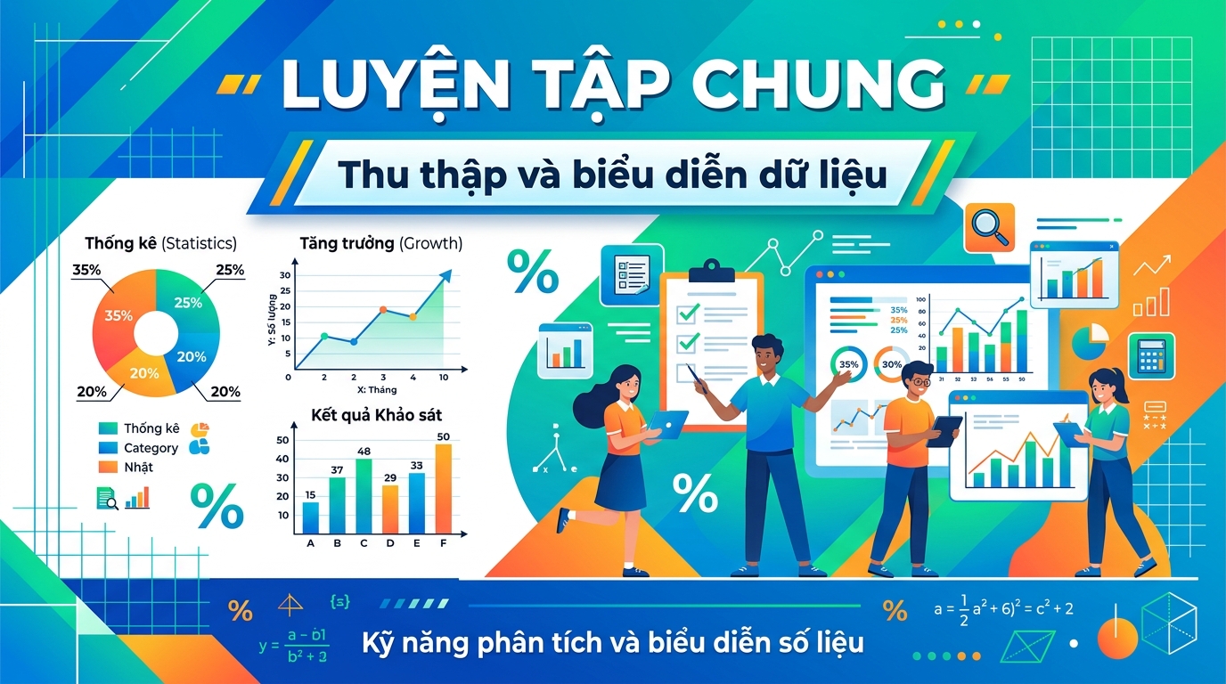 Luyện tập chung - Thu thập và biểu diễn dữ liệu