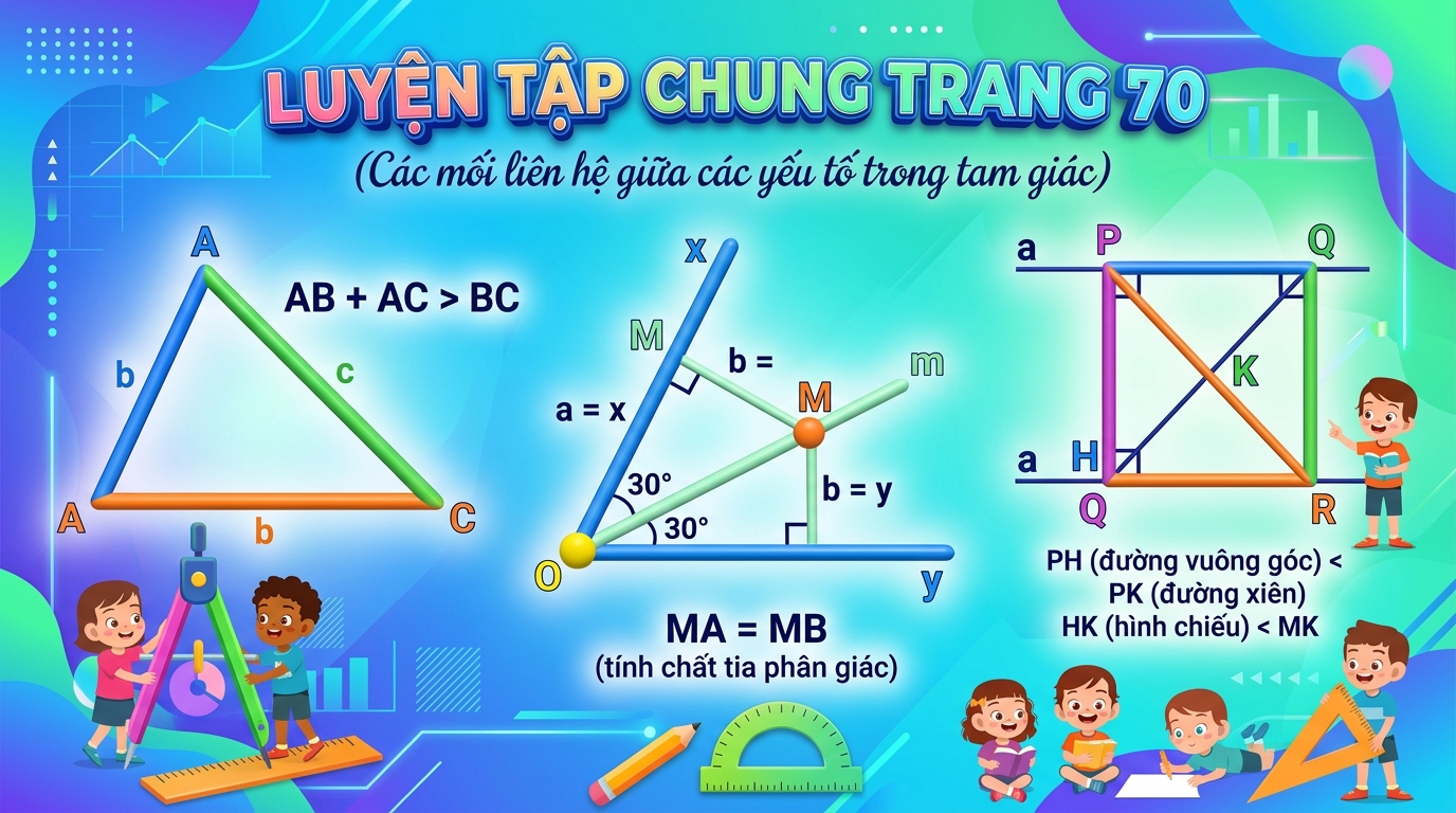 Luyện tập chung trang 70