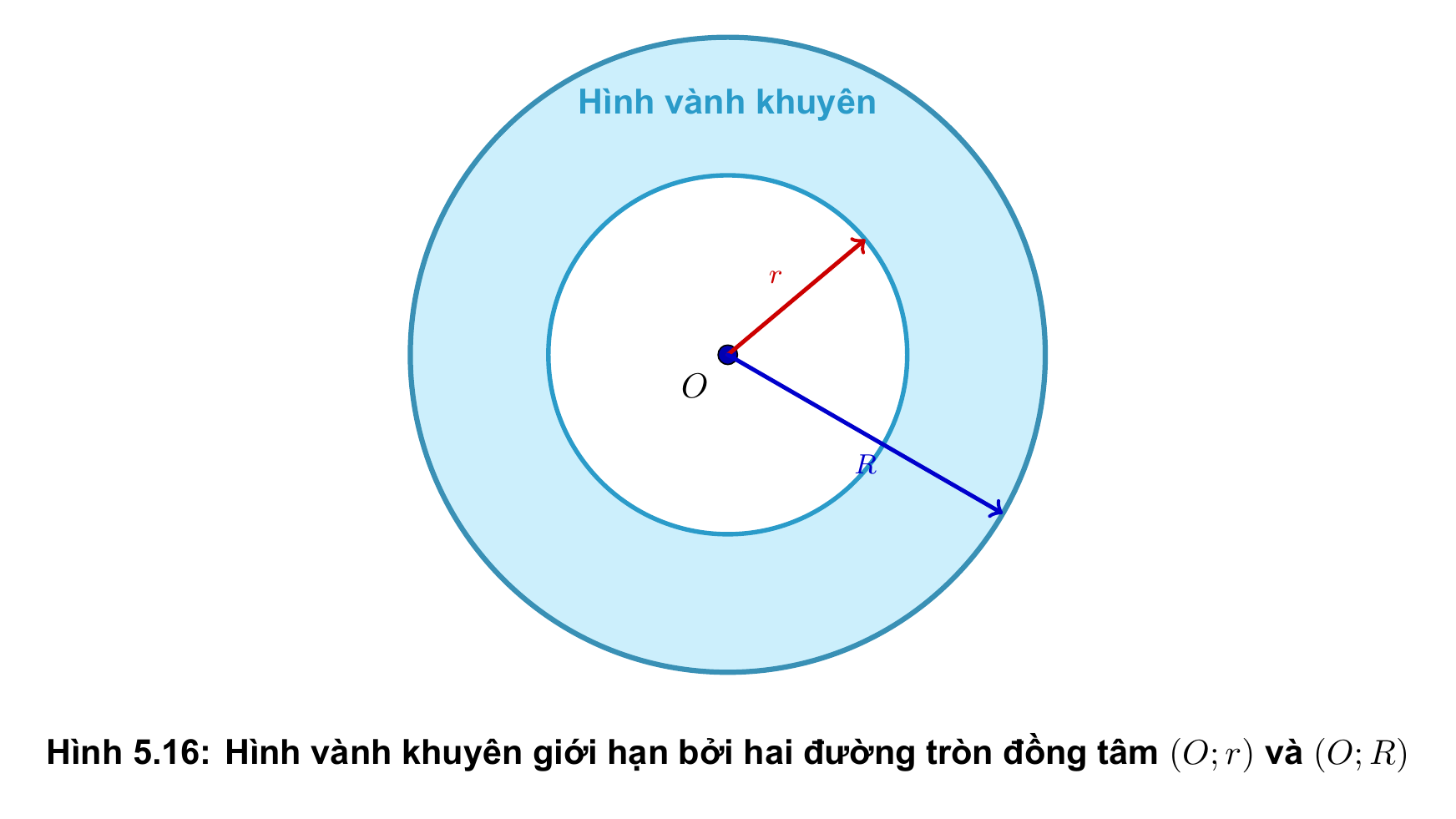 Hình 5.16: Hình vành khuyên
